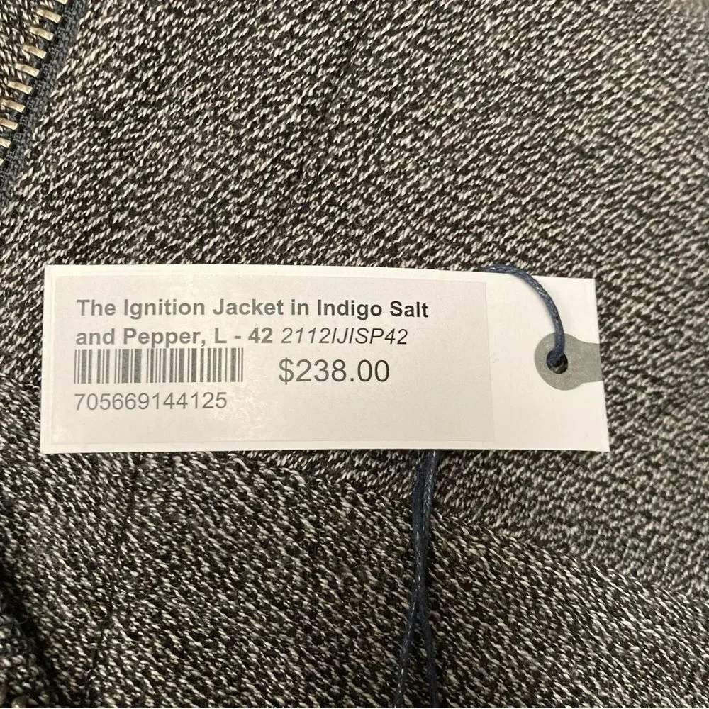 Taylor Stitch The Ignition Jacket in Indigo Salt & Pepper full zip chore jacket - Picture 9 of 12